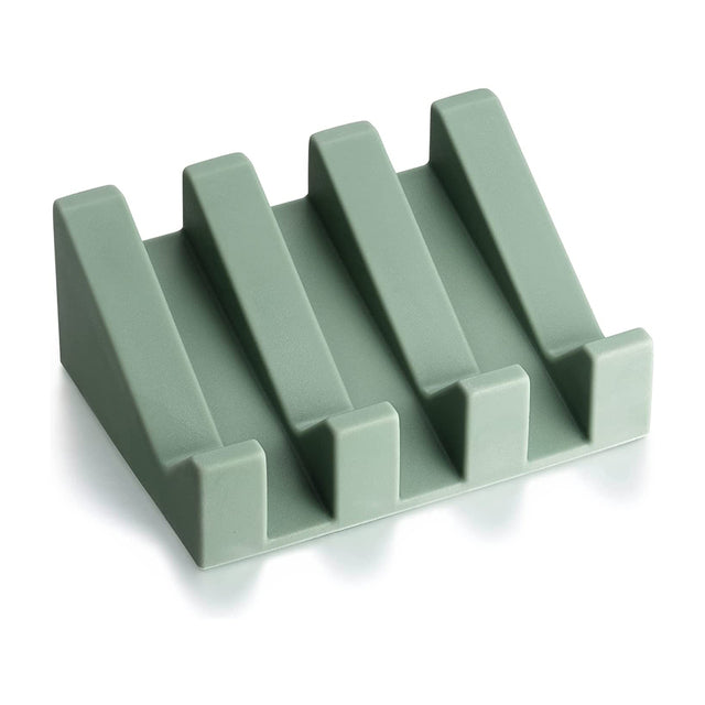Silicone Self-Draining Soap Dish for Bathroom & Kitchen
