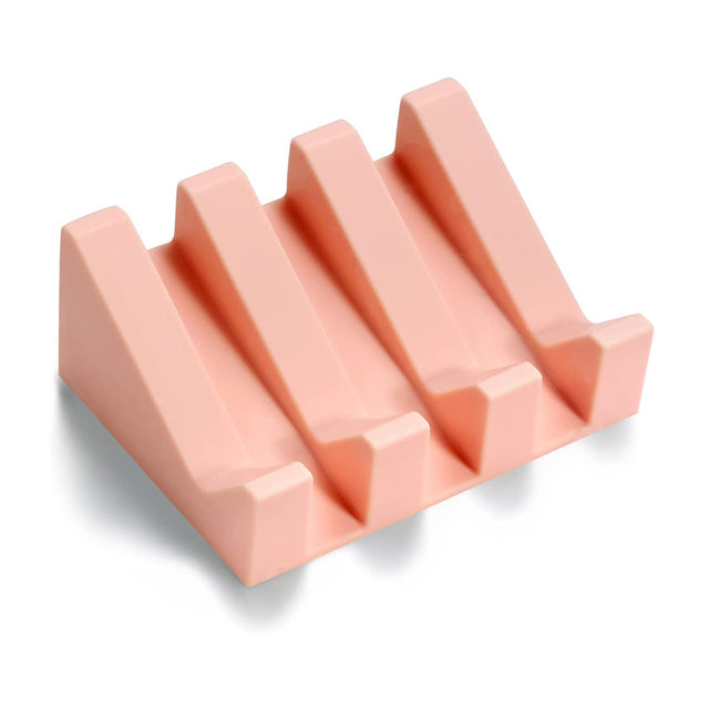 Silicone Self-Draining Soap Dish for Bathroom & Kitchen